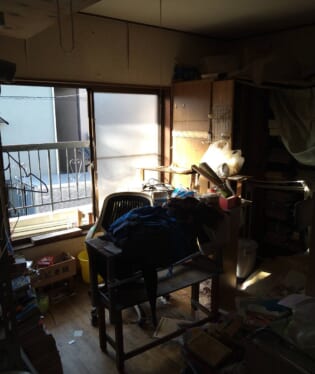 奈良県天理市 U様の不用品回収作業前のご自宅の写真