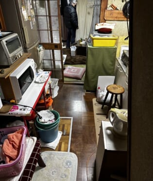 大阪府箕面市 F様の不用品回収作業前のご自宅の写真