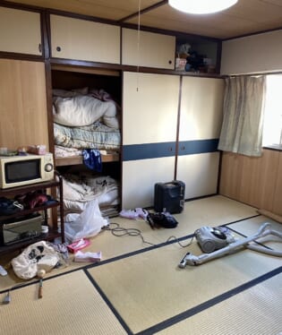 大阪府大阪市北区 K様の不用品回収作業前のご自宅の写真