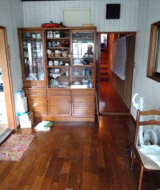 奈良県北葛城郡広陵町 T様の不用品回収作業前のご自宅の写真