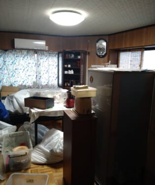 大阪府大阪市東成区 Y様の不用品回収作業前のご自宅の写真