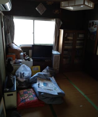 大阪府大阪市天王寺区 A様の不用品回収作業前のご自宅の写真
