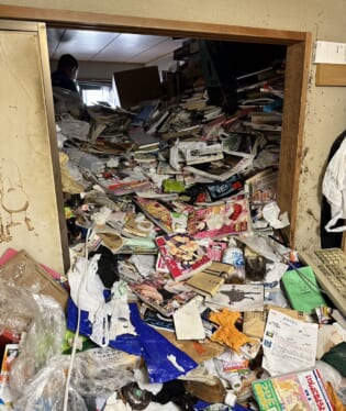 京都府京都市 E様のゴミ屋敷片付け前のご自宅の写真