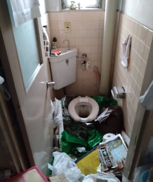 大阪府 Y様のゴミ屋敷片付け前のご自宅の写真