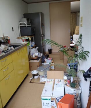 奈良県奈良市 E様の不用品回収作業前のご自宅の写真