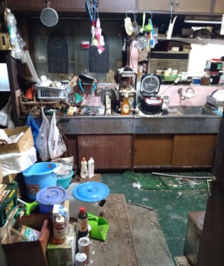 京都府 Y様のゴミ屋敷片付け前のご自宅の写真