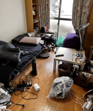 大阪府大阪市西成区 G様の不用品回収作業前のご自宅の写真