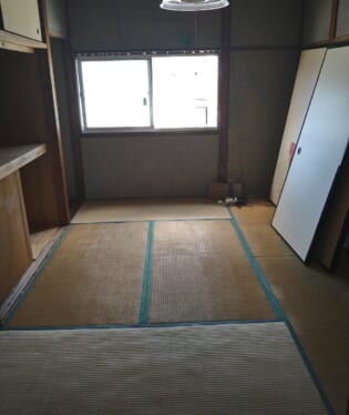 大阪府東大阪市 G様の不用品回収作業後のご自宅の写真