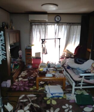 大阪府枚方市 O様の不用品回収作業前のご自宅の写真