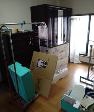 大阪府南河内郡河南町 W様の不用品回収作業前のご自宅の写真