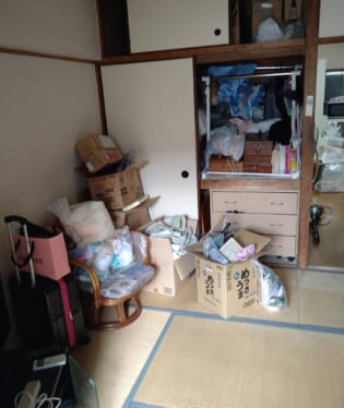 奈良県磯城郡田原本町 J様の遺品整理作業前のご自宅の写真