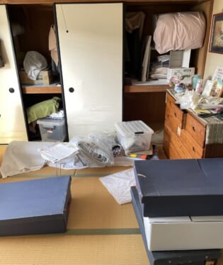 奈良県磯城郡三宅町 N様の遺品整理作業前のご自宅の写真