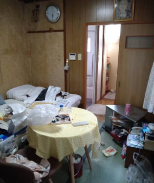 京都府京都市左京区 W様の遺品整理作業前のご自宅の写真