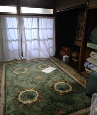 奈良県天理市 S様の遺品整理作業前のご自宅の写真