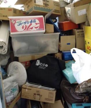 奈良県 I様のゴミ屋敷片付け前のご自宅の写真