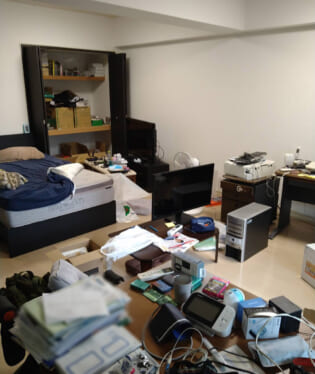 大阪府吹田市 M様の遺品整理作業前のご自宅の写真