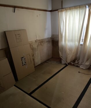 大阪府堺市北区 T様の遺品整理作業後のご自宅の写真