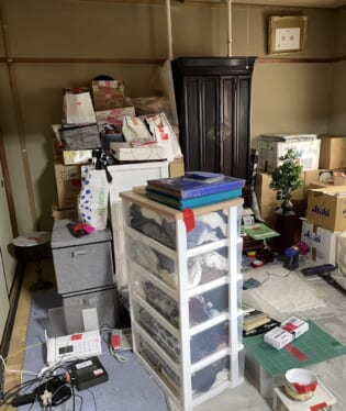 大阪府堺市北区 T様の遺品整理作業前のご自宅の写真