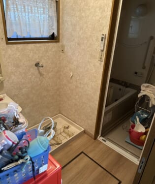 大阪府堺市西区 S様の遺品整理作業前のご自宅の写真