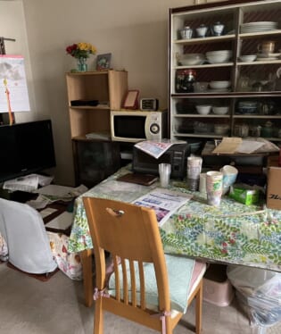 大阪府大阪市西成区 N様の遺品整理作業前のご自宅の写真