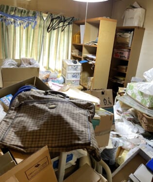 大阪府大阪市旭区 A様の遺品整理作業前のご自宅の写真
