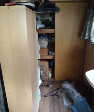 大阪府大阪市住之江区 D様の遺品整理作業前のご自宅の写真