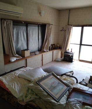 大阪府大阪市此花区 E様の遺品整理作業前のご自宅の写真