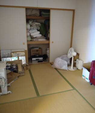 大阪府大阪狭山市 U様の遺品整理作業前のご自宅の写真