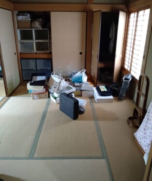 大阪府松原市 Y様の遺品整理作業前のご自宅の写真