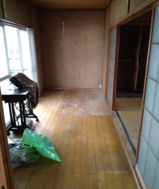 大阪府大東市 R様の遺品整理作業後のご自宅の写真