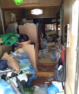 奈良県葛城市 I様の不用品回収作業前のご自宅の写真