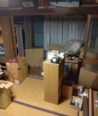 大阪府泉大津市 I様の遺品整理作業前のご自宅の写真