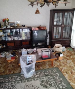 奈良県五條市 J様の不用品回収作業前のご自宅の写真