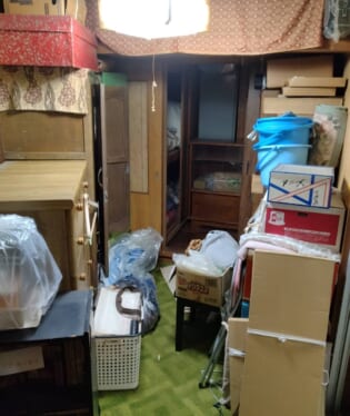 奈良県宇陀郡御杖村 R様の不用品回収作業前のご自宅の写真