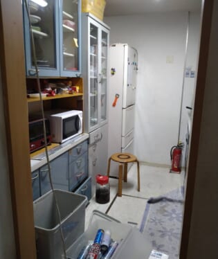 大阪府大阪市東淀川区 U様の不用品回収作業前のご自宅の写真