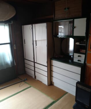 大阪府松原市 Y様の不用品回収作業前のご自宅の写真