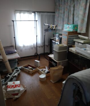 奈良県北葛城郡広陵町 D様の不用品回収作業前のご自宅の写真