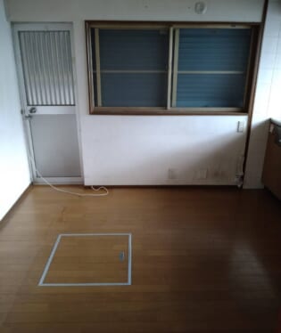 大阪府柏原市 F様の不用品回収作業後のご自宅の写真