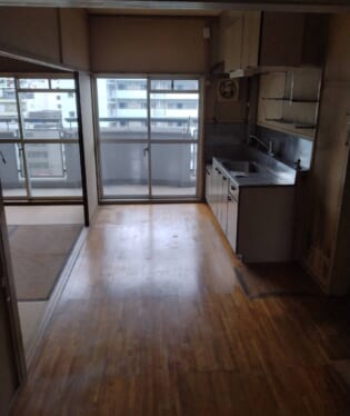 大阪府大阪市浪速区 G様の不用品回収作業後のご自宅の写真