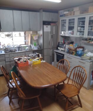 大阪府大阪市東住吉区 I様の不用品回収作業前のご自宅の写真