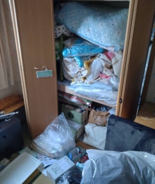 大阪府堺市 U様の不用品回収作業前のご自宅の写真