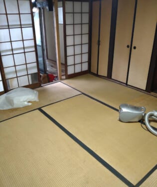 京都府京都市上京区 I様の不用品回収作業後のご自宅の写真