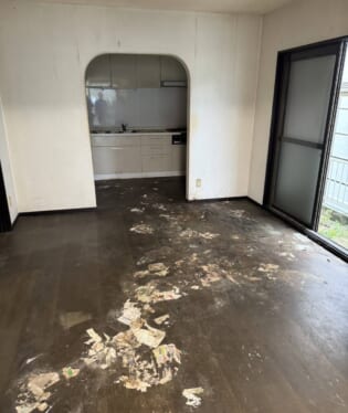 奈良　Z様の不用品回収作業後のご自宅の写真