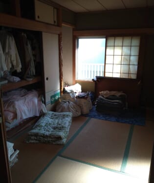 大阪府池田市 G様の不用品回収作業前のご自宅の写真