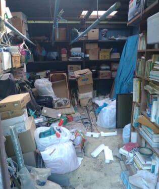 奈良県吉野郡天川村 Z様の不用品回収作業前のご自宅の写真