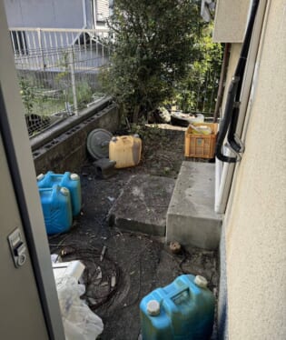 奈良県生駒郡平群町 B様の不用品回収作業前のご自宅の写真