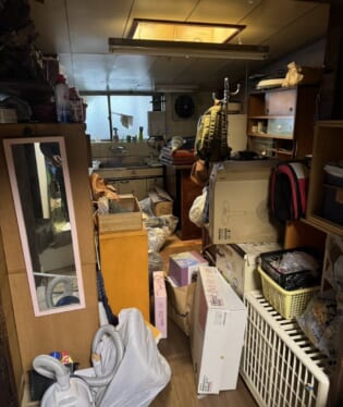 大阪府大阪市東住吉区 D様の不用品回収作業前のご自宅の写真