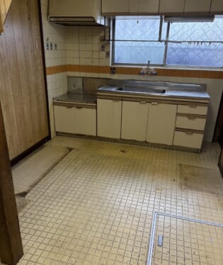 大阪府八尾市 K様の不用品回収作業後のご自宅の写真