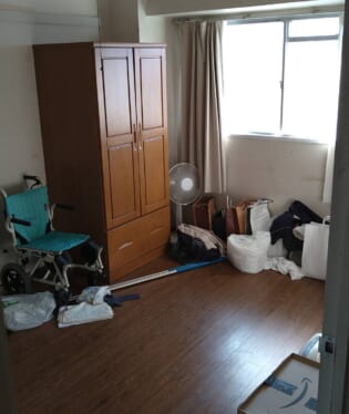 大阪府東大阪市 N様の不用品回収作業前のご自宅の写真