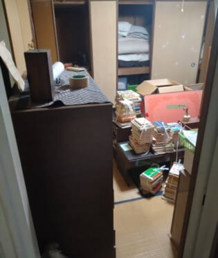 奈良県大和郡山市 Z様の不用品回収作業前のご自宅の写真